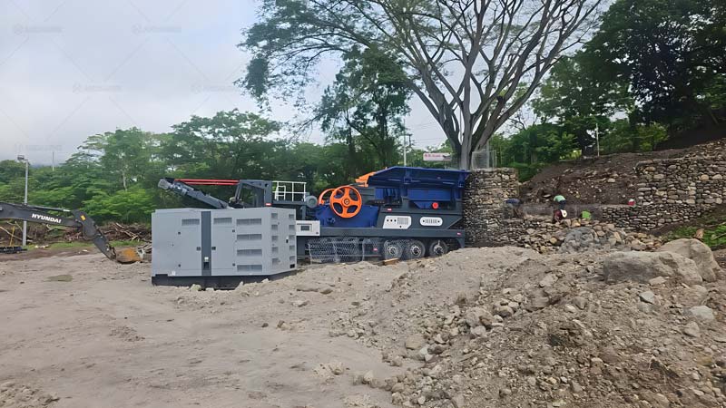 Mobile Jaw Crusher in Honduras